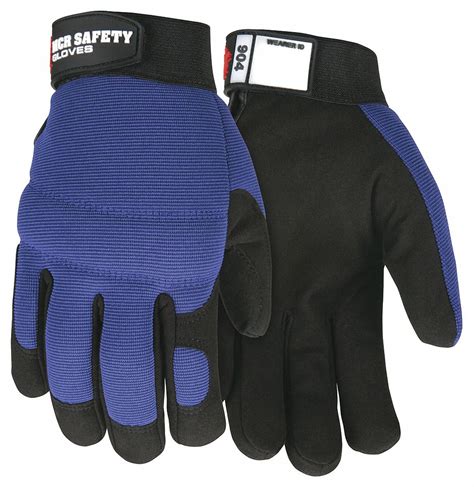 Mcr Safety Mechanics Gloves Xl Synthetic Leather Slip On Cuff