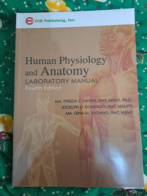 Human Physiology And Anatomy Laboratory Manual Fourth Edition Hobbies