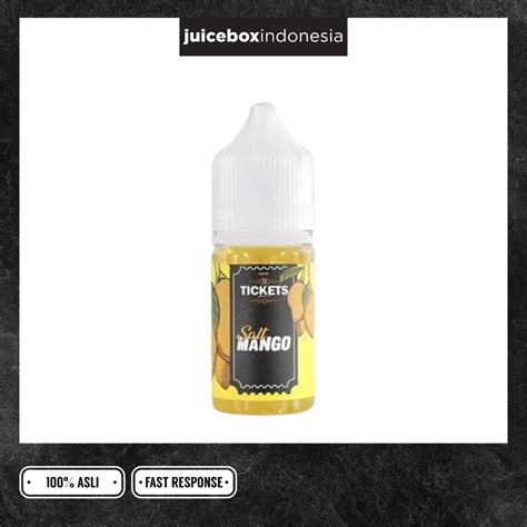 Jual TICKETS MANGO SALT NIC 30ML AUTHENTIC By EJM Shopee Indonesia