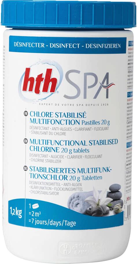 Hth Spa Chlor Multifunktions Tabletten 20g 1 2kg HelloPool