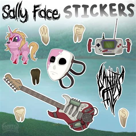 Sally Face Sticker Set - Etsy
