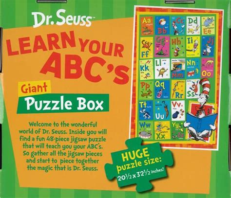 【楽天市場】dr．seuss Learn Your Abcs Giant Puzzle Boxバーゲンブック Import17 洋書 児童