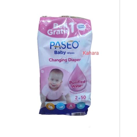 Jual Tisu Basah Paseo Baby Wipes Jojoba Sheets Beli Gratis