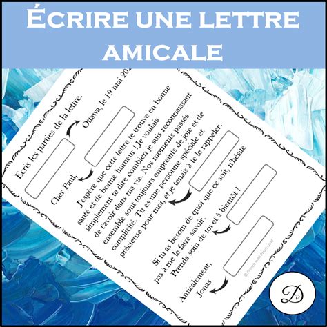 Écrire une lettre amicale Made By Teachers