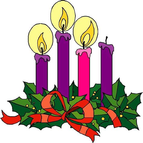 3rd Sunday Advent Candles Clipart