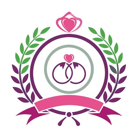 Wedding Logo Vector Premium Ai Generated Vector