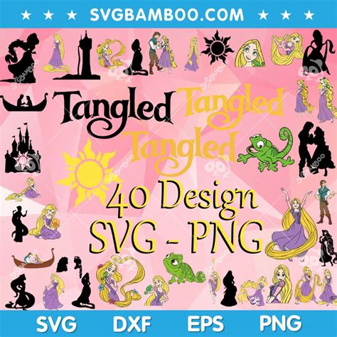 Disney Tangled Svg Bundle Rapunzel Svg Bundle