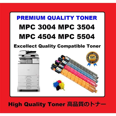 Ricoh Toner Mpc3004 Mpc5504 Premium Quality Japan Ricoh Mpc3004 Mpc3504