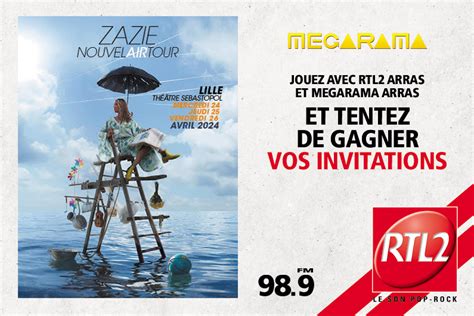 Gagnez Vos Invitations Pour Le Concert De Zazie Le 26 Avril 2024 Au