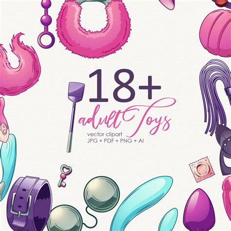 Sex Toys Clipart Intimate Toy Sex Play Dildo Clipart Plug Flogger Fetish Clip Art Phallus