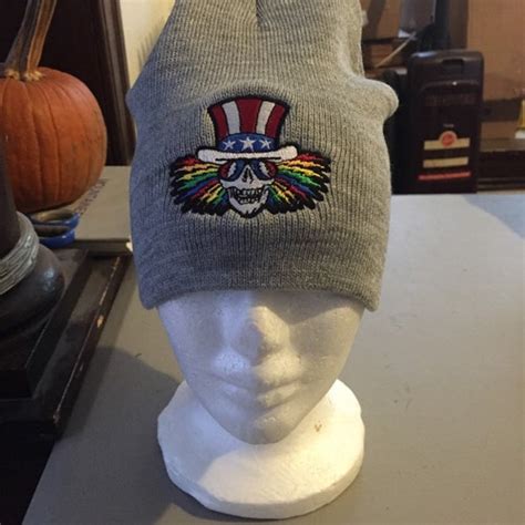 Grateful Dead Uncle Sam Embroided Fitted Hat Etsy