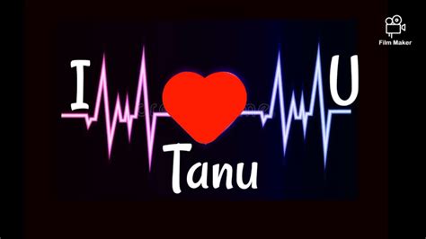 I Love U Tanu Name Art Video Youtubeshorts Youtube