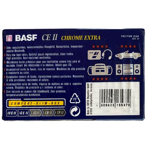 Basf Chrome Extra Ce Ii Audiokazety Mc Kazety Prodej