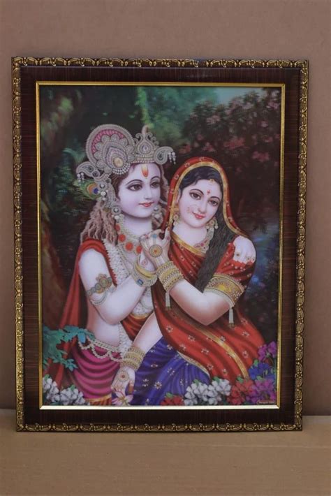 Inch Radha Krishna Wooden Photo Frames Home At Rs Piece In New