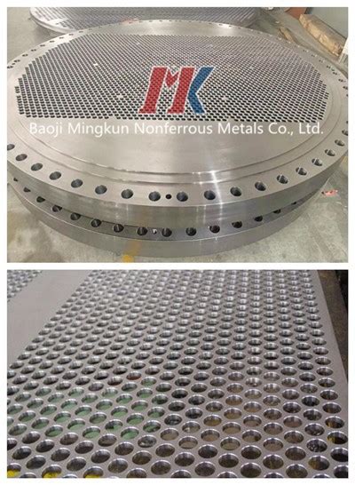 China Customized Titanium Grade Clad Tube Sheet For Heat Exchangers