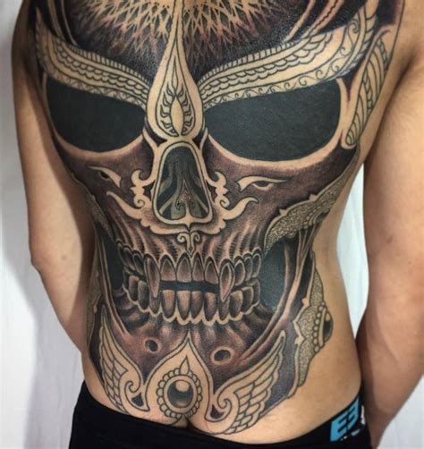 Discover More Than 69 Skull Back Piece Tattoo Latest In Cdgdbentre