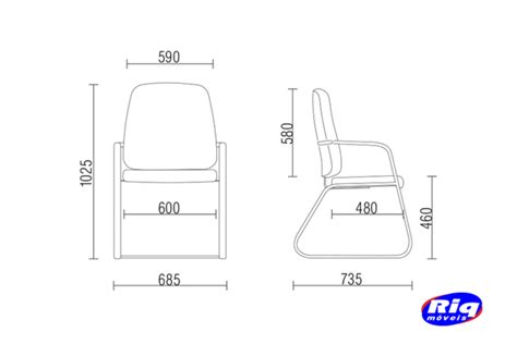 Cadeira De Escrit Rio Diretor Fixa Suporta At Kg Maxfk Riq M Veis