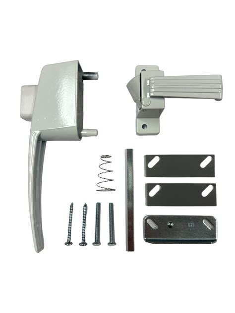 Mobile Home Storm Door Latch White Handle - H & S Mobile Home Supplies