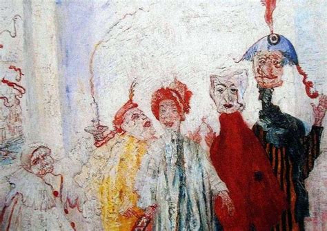 Strange masks by James Ensor ️ - Ensor James Sydney