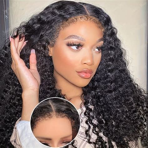 12a 4c Kinky Edges Wig 13x4 Glueless Lace Front Wigs Human Hair With