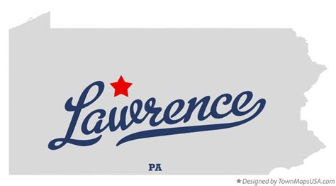 Map of Lawrence, Clearfield County, PA, Pennsylvania