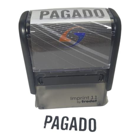 Sello Automatico Pagado X Mm Papeleria