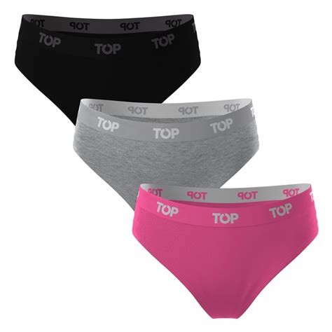 TOP Calzón Bikini NIÑA Algodón Pack C Top falabella