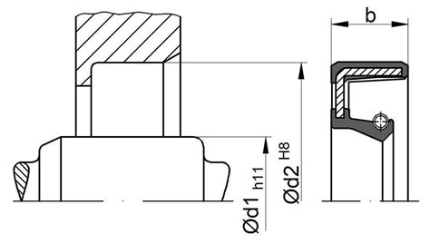 Radial Wellendichtring NBR 50x72x10 Mm A BA WA Simmerring Dichtung