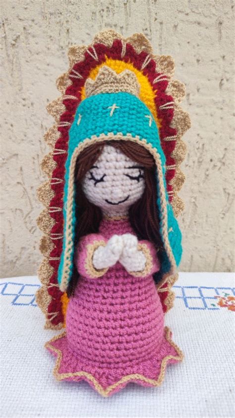 Virgen De Guadalupe Tejida Crochet Croch Tejidos Instagram