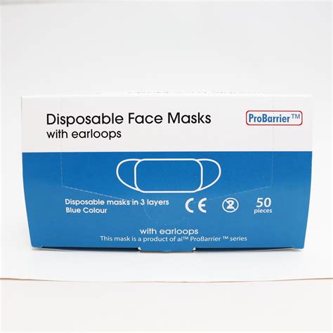 Facial Mask 3 Ply Earloop 3 Ply Mask Dust Mask China Face Mask And