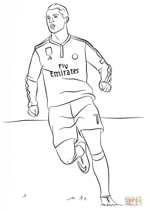 Cristiano Ronaldo Coloring Pages Coloring Home