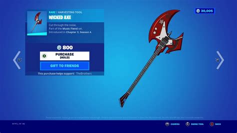 NEW WICKED AXE PICKAXE IN FORTNITE REMI SKIN SET YouTube