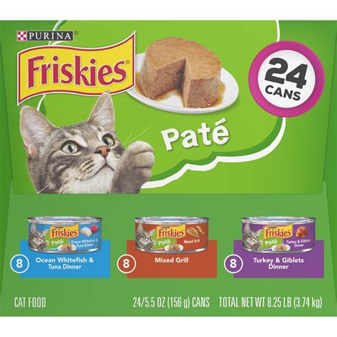 Purina Friskies Classic Pate Wet Cat Food Variety 24 Ct 5 5 Oz Shipt