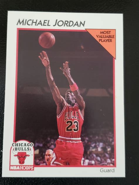 Michael Jordan Nba Hoops Card Printable Cards