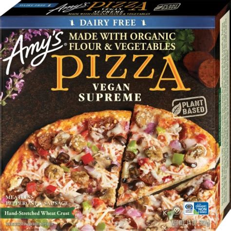 Amy's® Vegan Supreme Frozen Pizza, 8 ct / 14 oz - Kroger