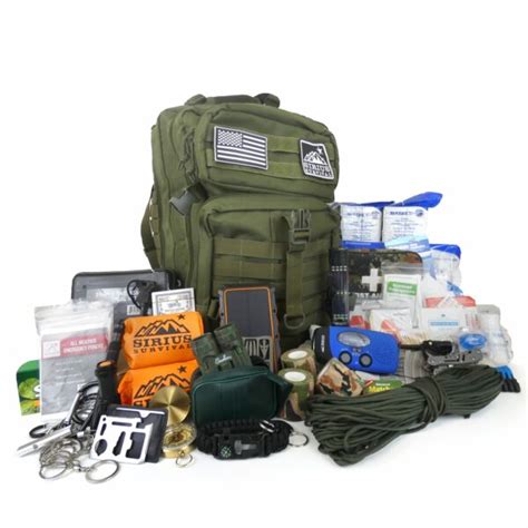 Pre Packed Bug Out Bag 72 Hour Kit For 2 People Bugout Backpack Survival Kit Sirius Survival