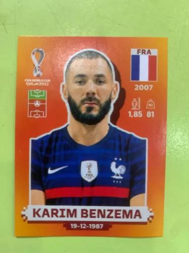 Comprar Figuritas Del Album Mundial Qatar Karim Benzema Panini