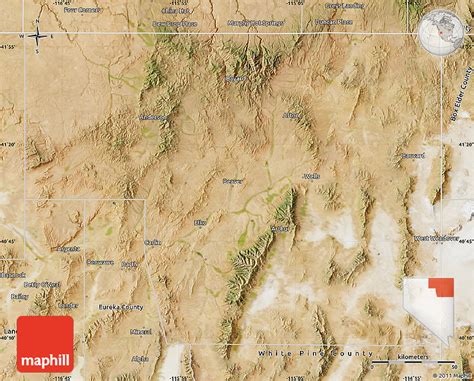 Satellite Map Of Elko County