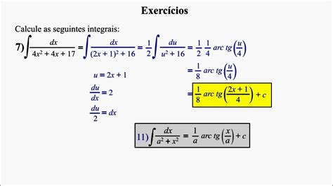 Cálculo 1 Métodos De Integração Aula 28 Youtube