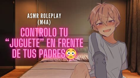 Roleplay Controlo Tu Juguete Mientras Cenamos Con Tus Padres