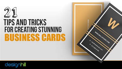 Tips And Tricks For Creating Stunning Business Cards