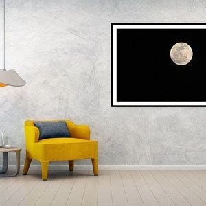 Full Moon Night Photography Print Moon Wall Hanging Astronomy Print ...