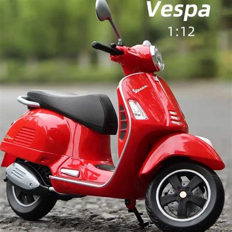 Vespa Gts Super Modelo De Motocicleta Coches De Juguete Para Ni O