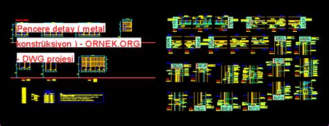 Proje Sitesi Elik At Yap Autocad Projesi