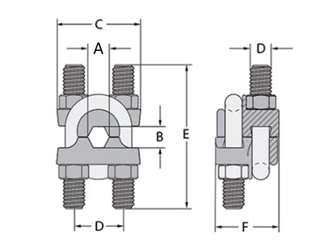 Wire Rope Grips Double Zinc Steel All Sizes
