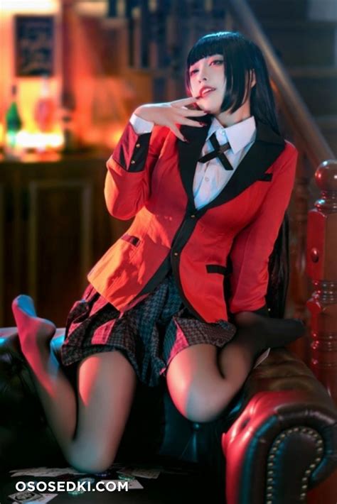 Banbanko Kakegurui Yumeko Jabami Naked Cosplay Asian