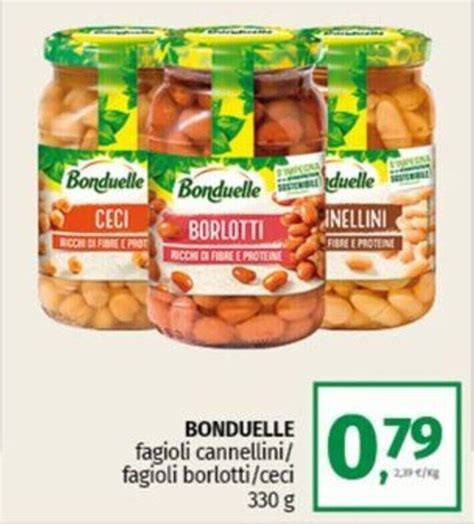 BONDUELLE Fagioli Cannellini Fagioli Borlotti Ceci 330 G Offerta Di