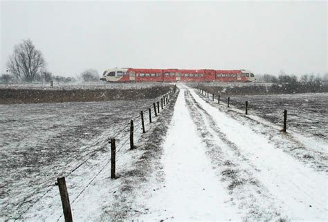 Foto Topic Treinen In De Sneeuw