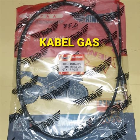 Jual KABEL TALI GAS KABEL 1 MOTOR RODA TIGA VIAR KARYA KAISAR DLL