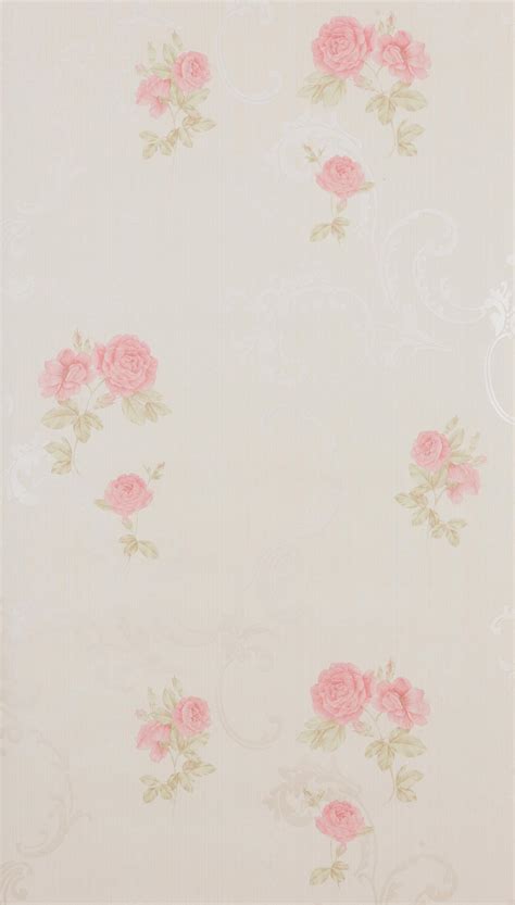 Ideale Papel De Parede Floral Nude Palha Ideale Pap Is Papeis